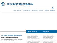 Tablet Screenshot of deepaperbox.com